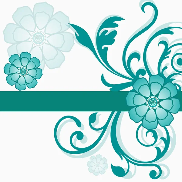 Fondo floral abstracto. — Vector de stock