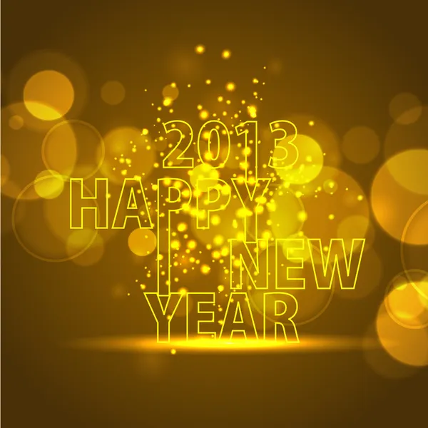 Happy New Year 2014 celebration background. — Stock Vector