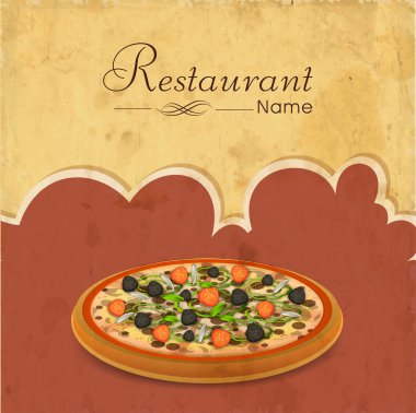 Restoran Menü Kart tasarımı.