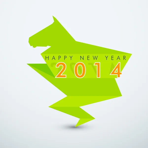 Feliz Año Nuevo 2014 fondo de celebración . — Vector de stock