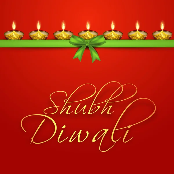 Happy Diwali, valojen juhla Intiassa . — vektorikuva