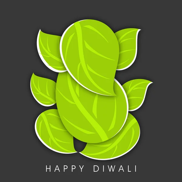 Happy diwali, Festiwal święto świateł w Indiach. — Wektor stockowy