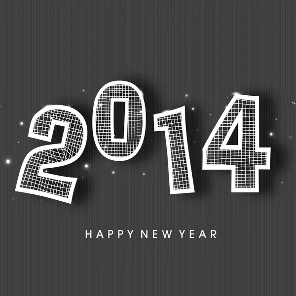 Happy New Year 2014 समारोह पृष्ठभूमि . — स्टॉक वेक्टर