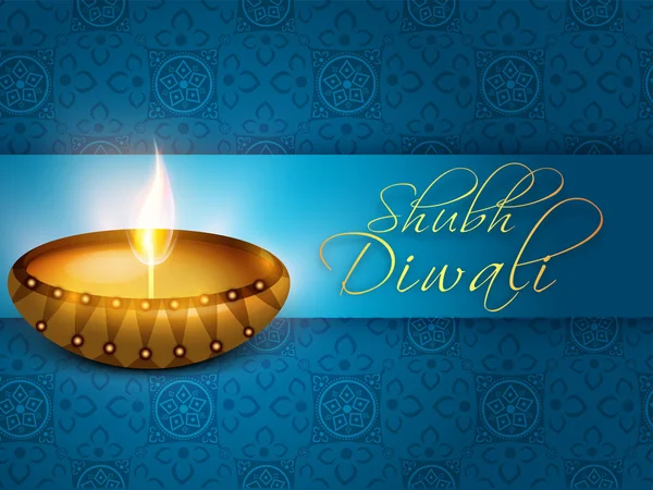 해피 디 왈 리, 인도 축 하 빛의 축제. — 스톡 벡터