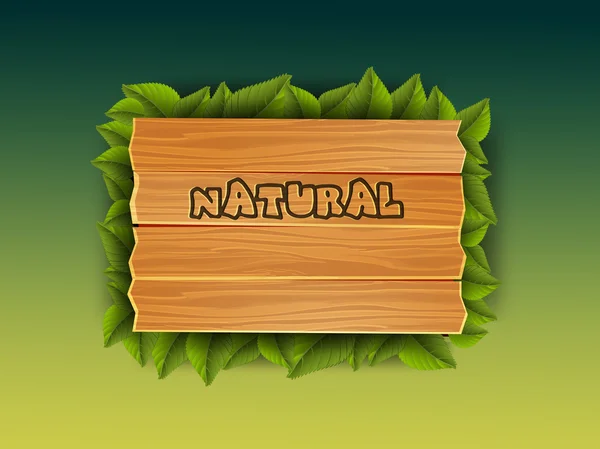 Natur bakgrund, eco friendly koncept. — Stock vektor