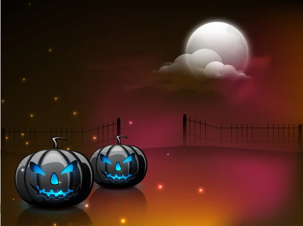 Gelukkige Halloween achtergrond. — Stockvector