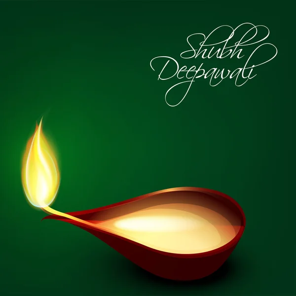 Happy Diwali, fête des lumières en Inde . — Image vectorielle