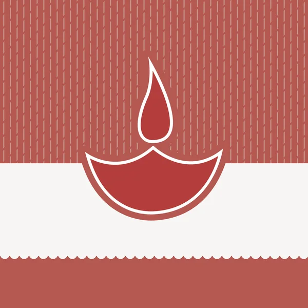 Happy Diwali, festival de celebración de luces en la India . — Vector de stock