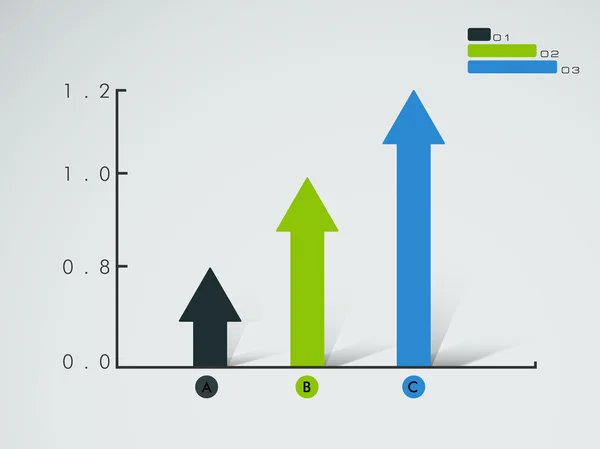 Abstracte infographics sjablonen. — Stockvector