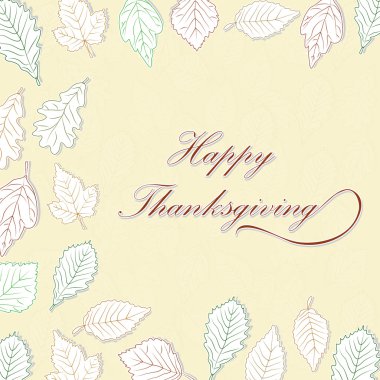 Şükran günü geçmiş. EPS 10.