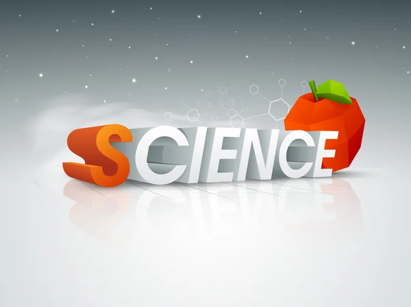 Έννοια επιστήμη, εκπαίδευση φόντο. — Διανυσματικό Αρχείο