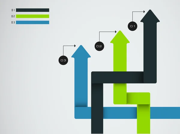 Modelos infográficos abstratos . —  Vetores de Stock