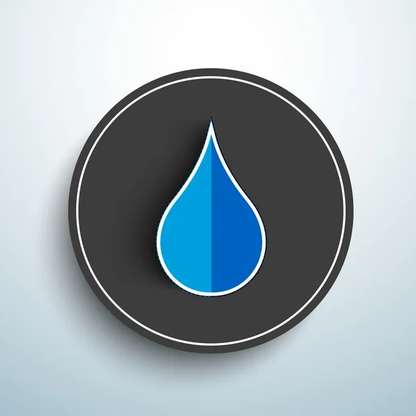 Fondo de agua abstracto, concepto de naturaleza . — Vector de stock