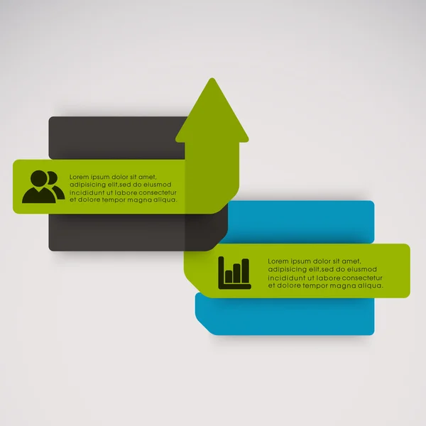 Modèles d'infographie abstraits . — Image vectorielle