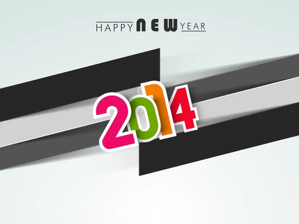 Feliz Ano Novo 2014 fundo celebração . — Vetor de Stock