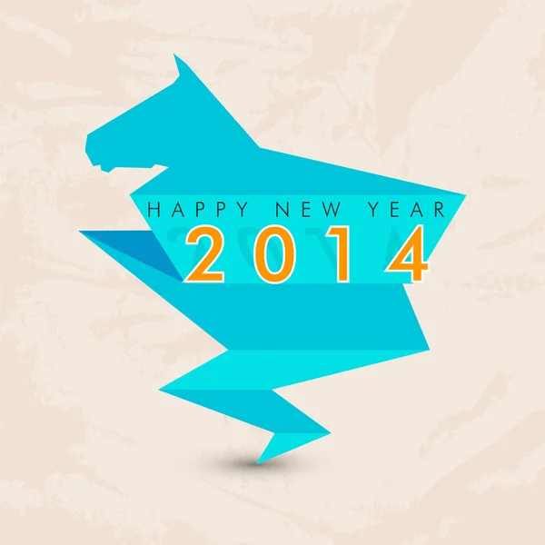 Happy New Year 2014 celebration background. — Stock Vector