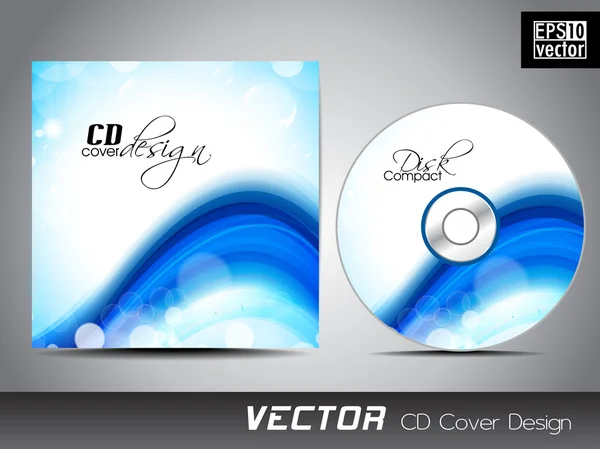 Design de capa de CD para o seu negócio. EPS 10 . — Vetor de Stock