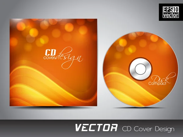 Conception de couverture de CD pour votre entreprise. SPE 10 . — Image vectorielle