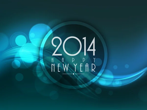 Ευτυχισμένο το νέο έτος 2014 γιορτή φόντο. — Διανυσματικό Αρχείο
