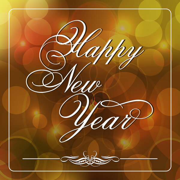 Happy New Year 2014 celebration background.