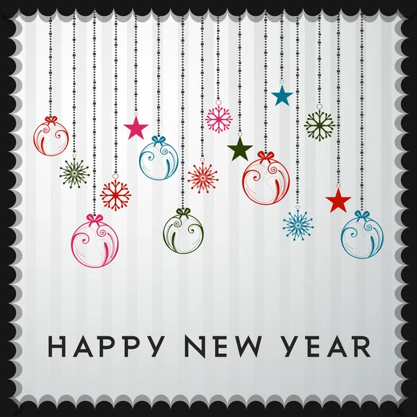 Happy New Year 2014 celebration background. — Stock Vector