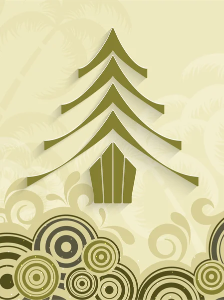 Joyeux Noël célébration carte de voeux ou arrière-plan . — Image vectorielle