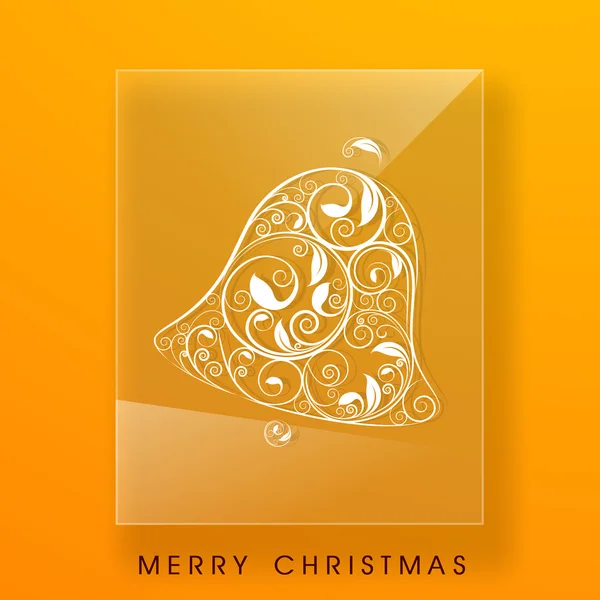 Feliz Navidad tarjeta de felicitación celebración o fondo . — Vector de stock