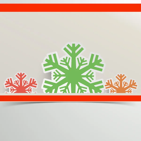 Feliz Navidad tarjeta de felicitación celebración o fondo . — Vector de stock