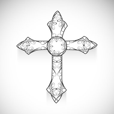 mutlu Noeller ve mutlu yeni yıl 2014 kutlama kavramı Hıristiyan çarpı.