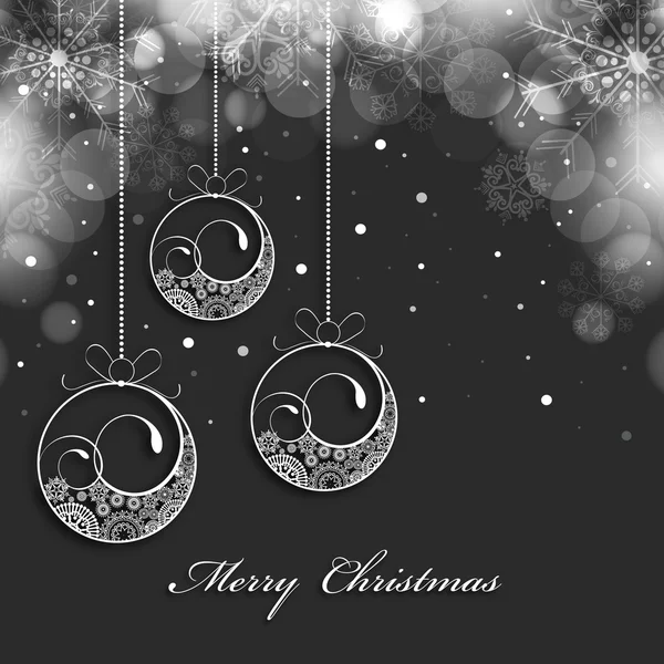 Merry Christmas celebration background. — Stock Vector