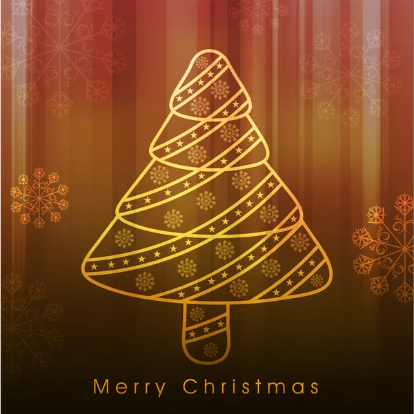 Merry Christmas celebration background. — Stock Vector