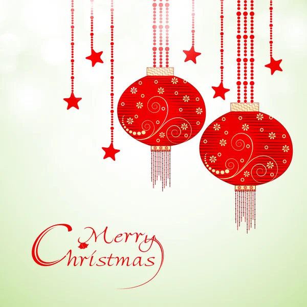 Merry Christmas celebration background. — Stock Vector