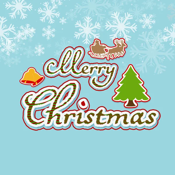 Merry Christmas celebration background. — Stock Vector