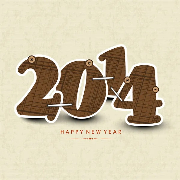 Szczęśliwego nowego roku 2014 celebracja tło. — Wektor stockowy