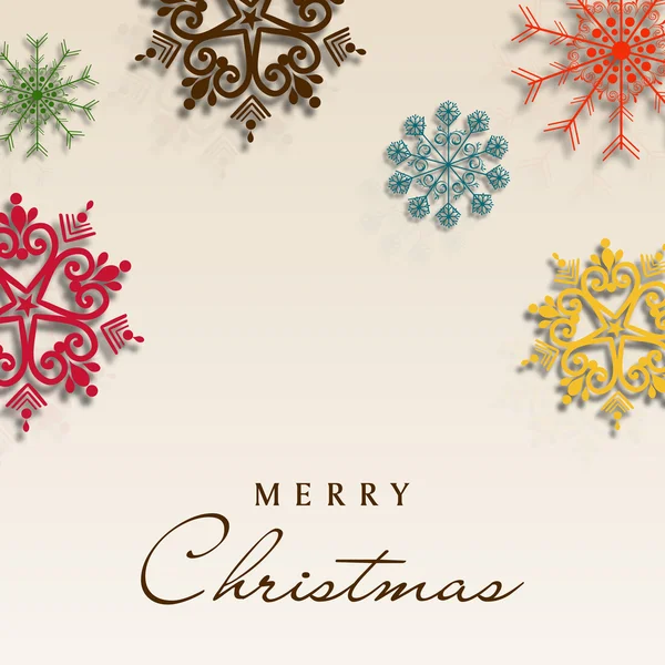 Wesołych Świąt i szczęśliwego nowego roku 2014 celebracja party plakat, baner lub ulotki. — Stockvector