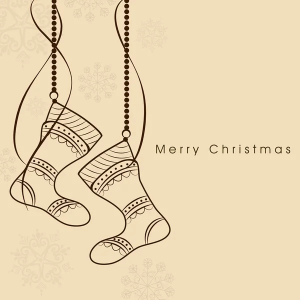 メリー クリスマスと新年あけましておめでとうございます 2014年お祝いパーティ告知ポスター、バナーやチラシ. — ストックベクタ