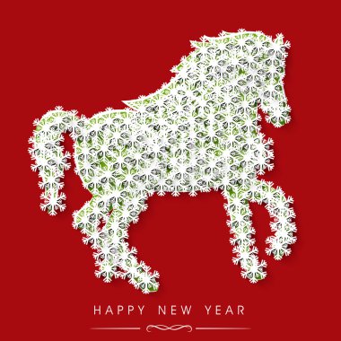 mutlu yeni yıl 2014 kutlama arka plan