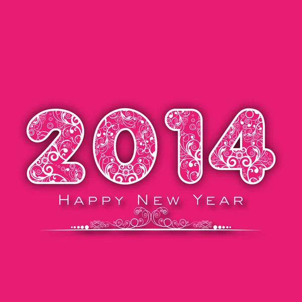 Mutlu yeni yıl 2014 kutlama arka plan. — Stok Vektör