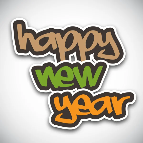 Felice anno nuovo 2014 sfondo celebrazione . — Vettoriale Stock