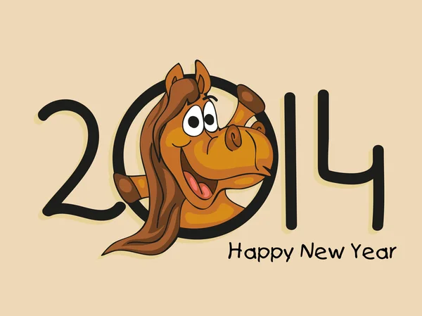 Gott nytt år 2014 firande bakgrund — Stock vektor