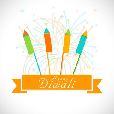 Diwali kutlamaları havai fişek ile.