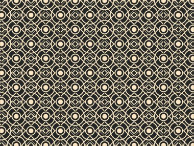 Kutsal Geometrik Desen Arkaplanı Tekrarlanıyor.