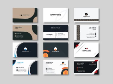 Modern İş ya da Ziyaret Kartı Reklamcılık için Ayarlandı.