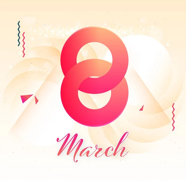 Gradient March Font Peach Shiny Abstract Background — 스톡 벡터