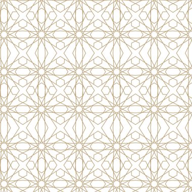 Tekrarlanan Arabesk Deseni Arkaplanı.