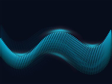 Polka Noktalı Soyut Arkaplan Hareketi.