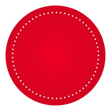 Kırmızı Renkli Etiket veya Etiket Elementi Boşalt.
