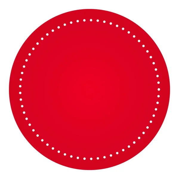 Empty Label Tag Element Red Color — Image vectorielle