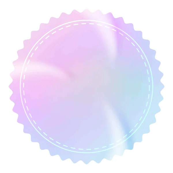 Gradient Blank Badge Label Element White Background — 스톡 벡터