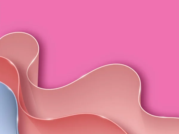 Shiny Colourful Waves Pink Background Abstract Concept — Vettoriale Stock